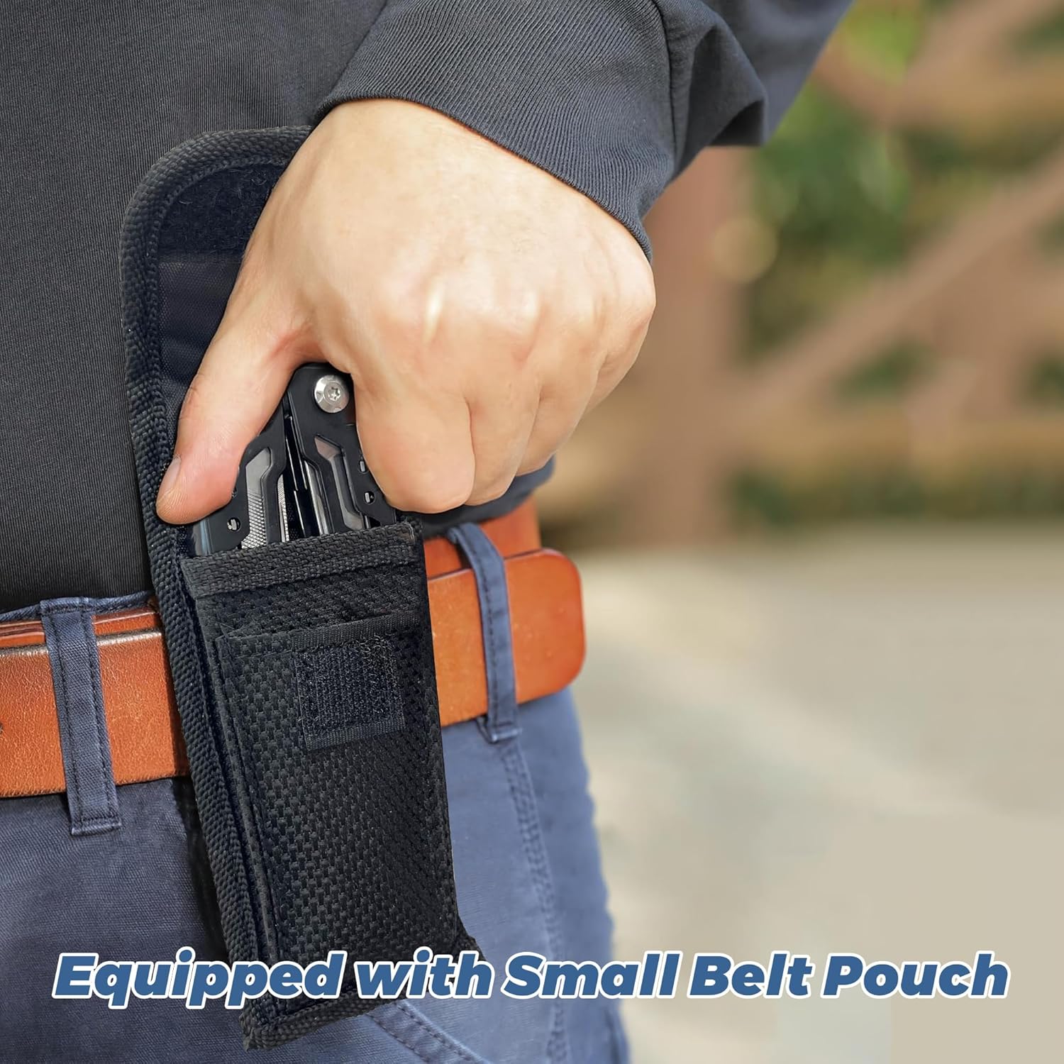 Outdoor 25-In-1 Mini Multitool plier,Portable EDC Gear with Safety Locking,Nylon Sheath,All-in-One Utility for Camping Hiking Survival,Birthday/Christmas Gifts for Dad Husband Boyfriend